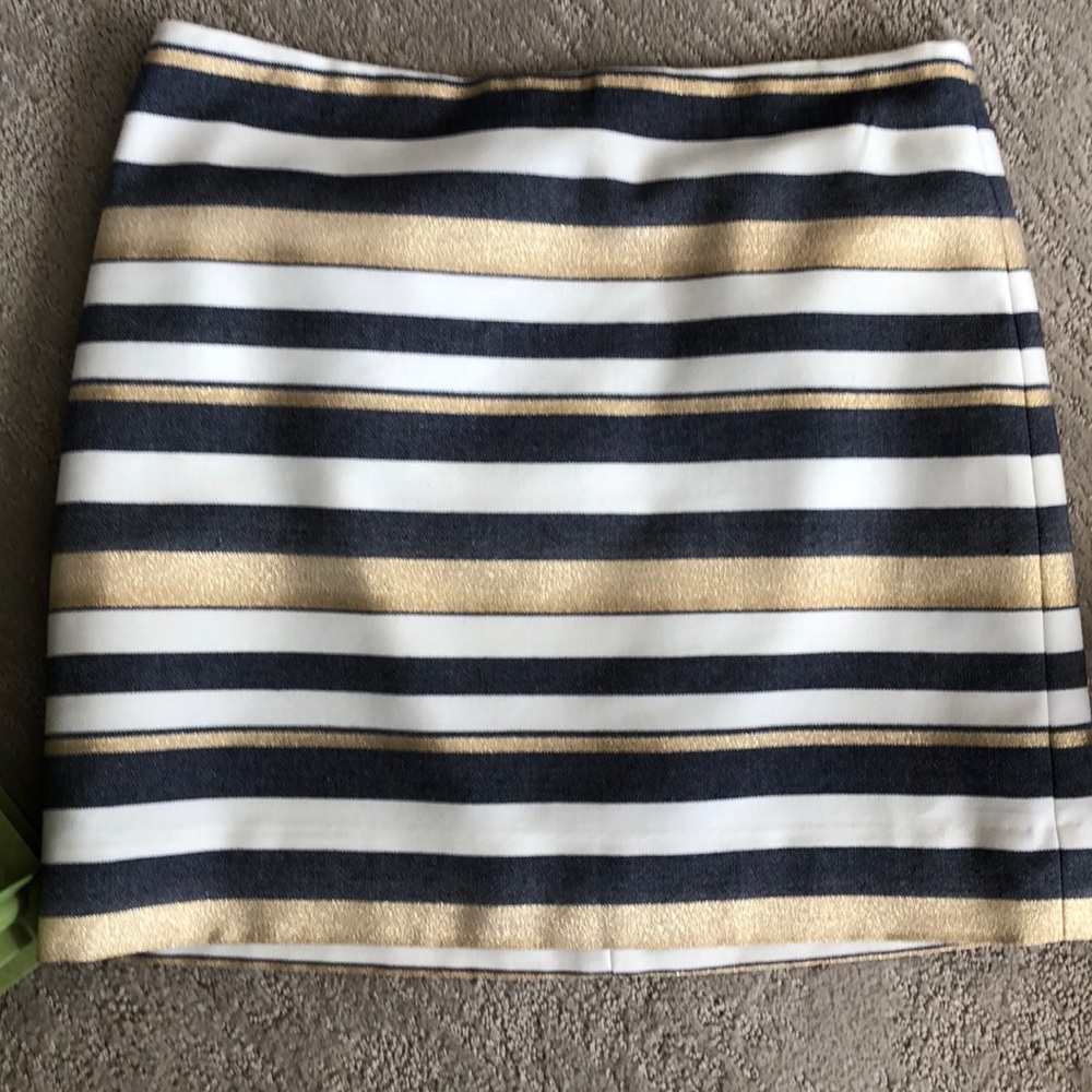 Jcrew stripe skirt
